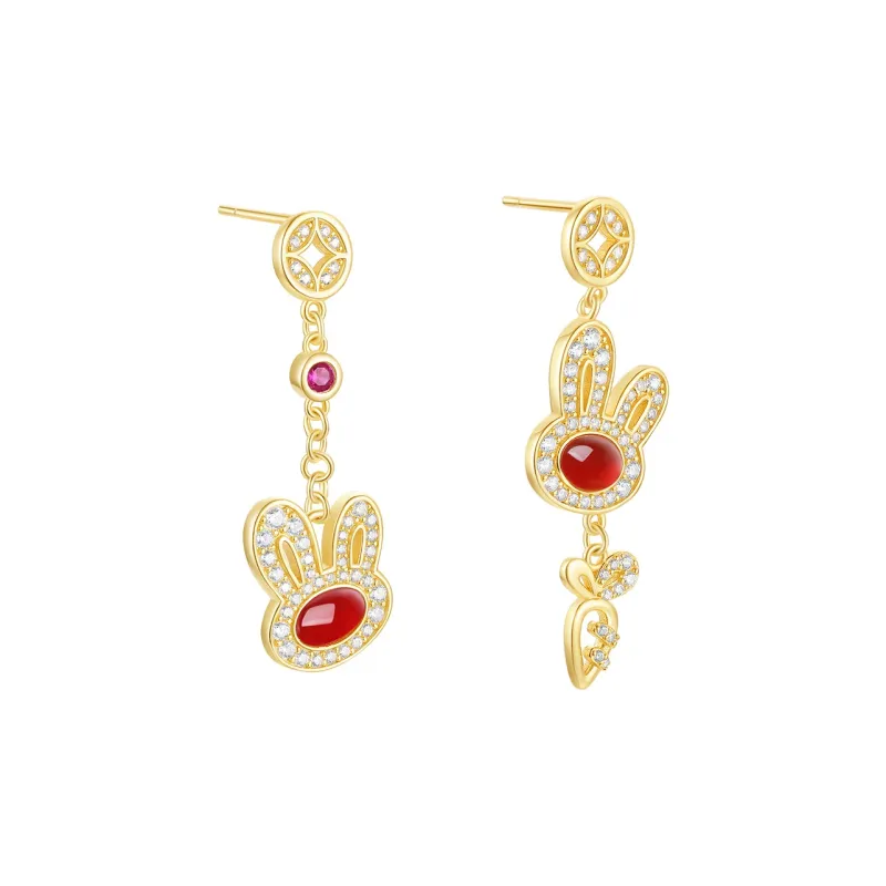 CHOW TAI SENG S925 Silver Earrings Women's-2