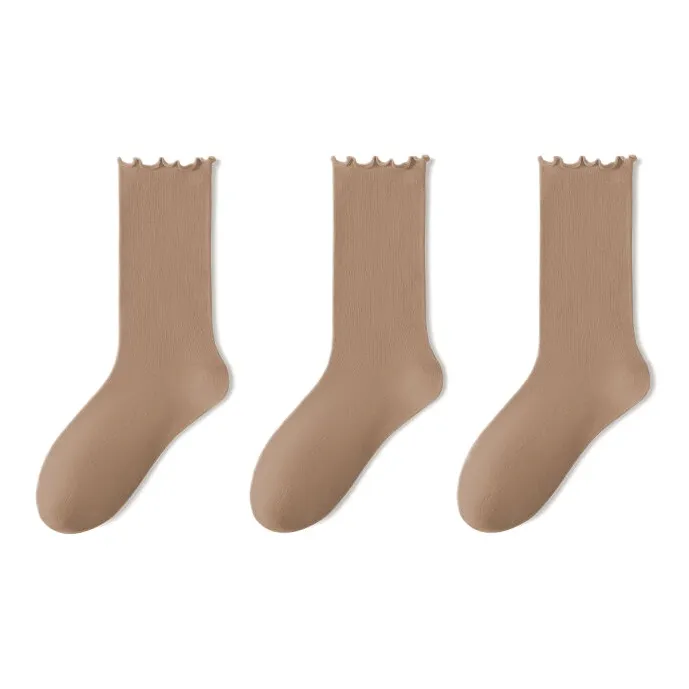 Cotton Gene Mid Calf Socks Women's 3 Pack-13