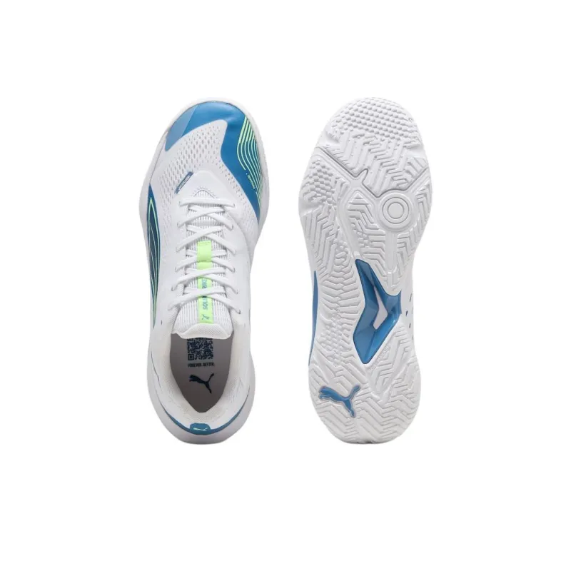 PUMA Solarstrike3 Anti-Slip Wear-Resistant Low-Top Training Shoes Men's White Blue-3