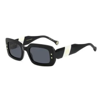CarolinaHerrera Acetate Square Sunglasses Unisex Black