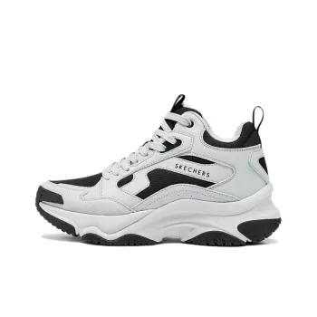 Skechers Anti Slip Wear Resistant High Top Chunky Sneakers Men's Gray