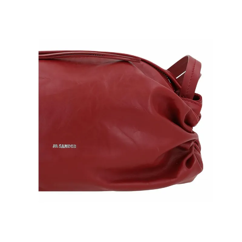 JIL SANDER Logo Printed Shoulder Bag-4