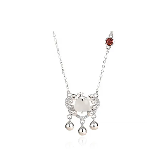 Chongqing Gold Store S925 Silver Necklaces Women's-0