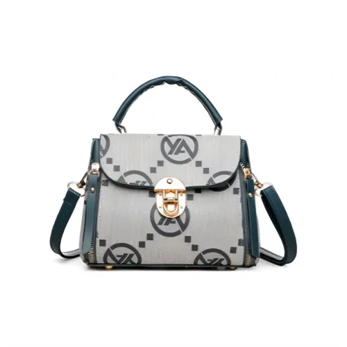 BGAY PU Handbag Regular Women's Green/Brown
