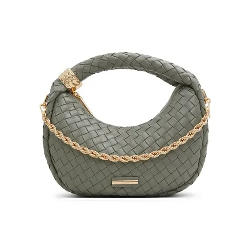 ALDO Artificial Leather Handbag Medium Size Women's Khaki/Bone-0