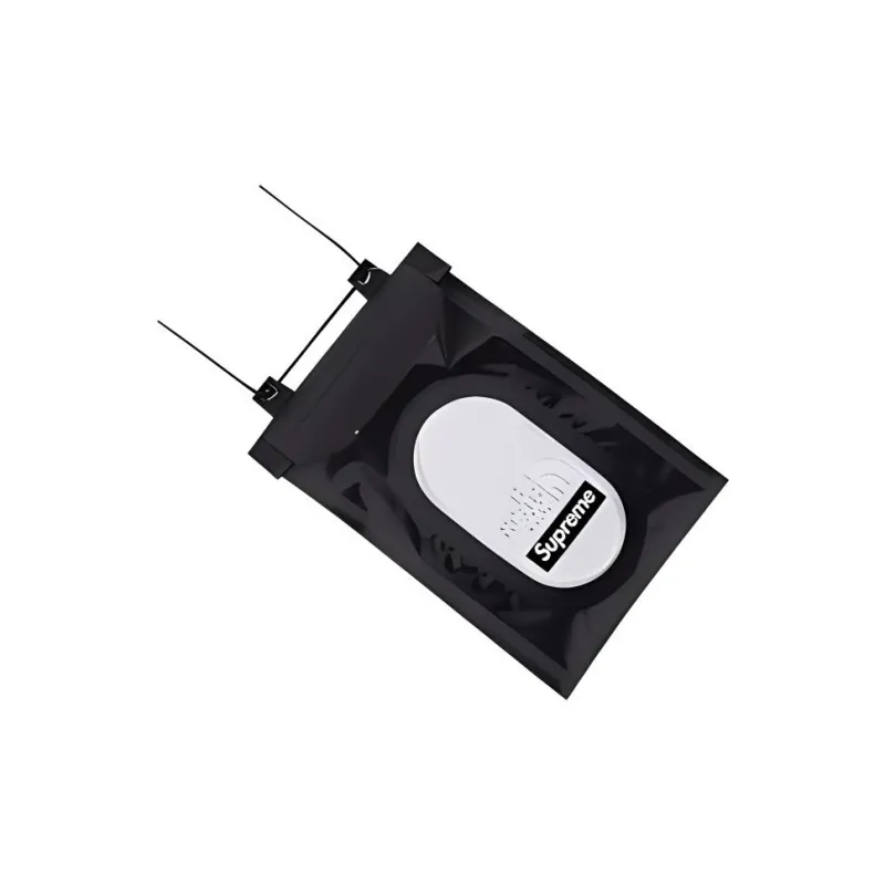 Supreme Nylon With Plastic Card Holder Men's Black-1