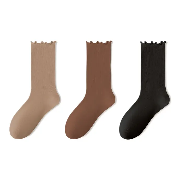 Cotton Gene Mid Calf Socks Women's 3 Pack-9