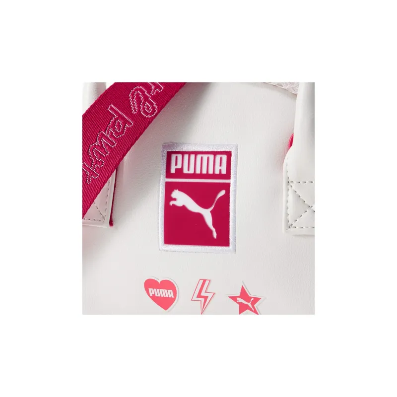 PUMA Polyester Shoulder Bag Crossbody Bag Handbag Mini Women's White/Pink-2
