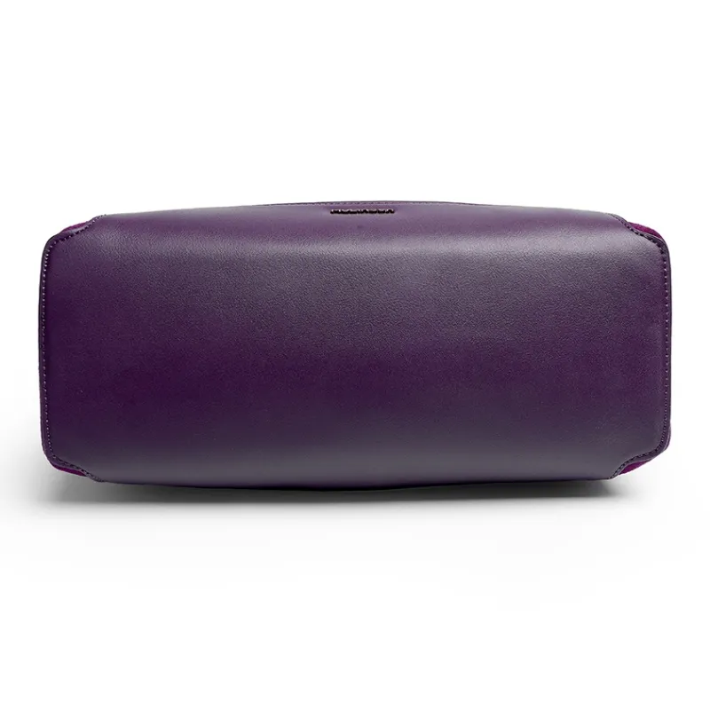 Mulinsen Polyurethane Crossbody Bag Shoulder Bag Women's Purple-6