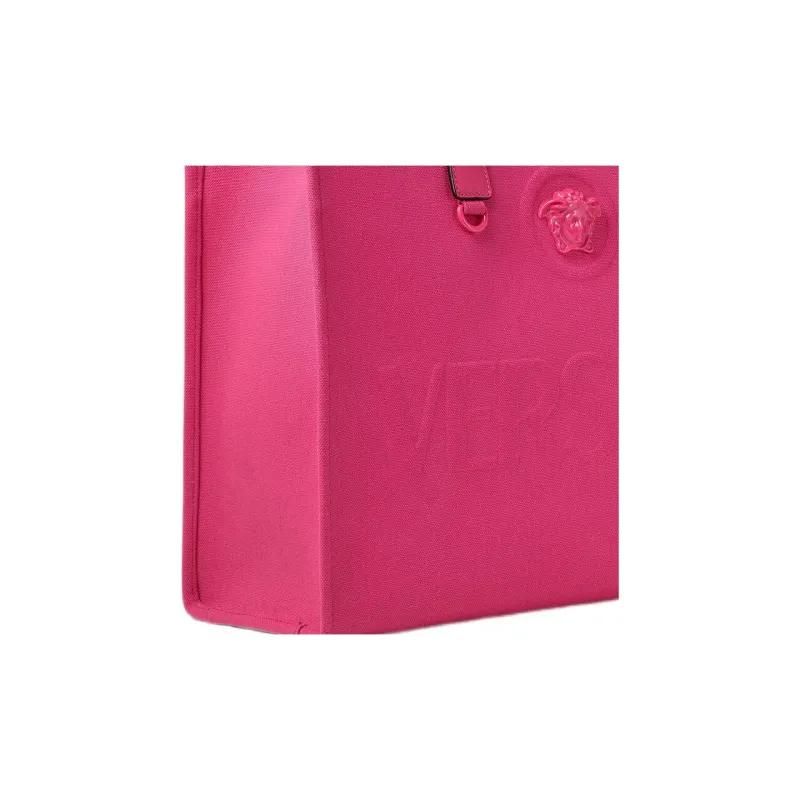FANSIZHE La Medusa Calfskin Tote Bag Shopping Bag Shoulder Bag Handbag Large Size Women's Pink-3