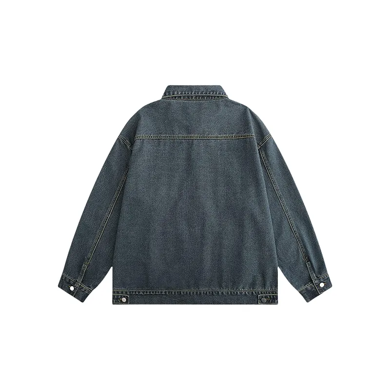 WKOOG Denim Jacket Unisex Yellow Mud-5