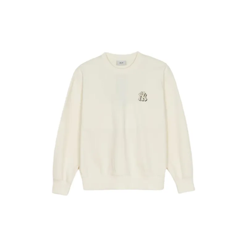 MLB New York Yankees SS25 Sweatshirt Unisex Cream-1