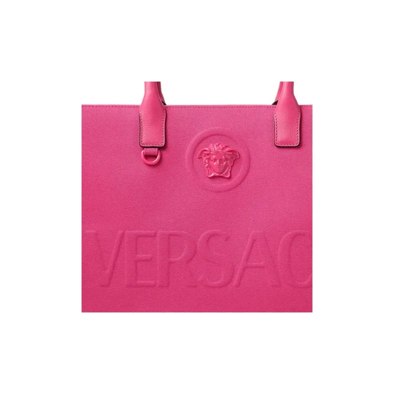 FANSIZHE La Medusa Calfskin Tote Bag Shopping Bag Shoulder Bag Handbag Large Size Women's Pink-4