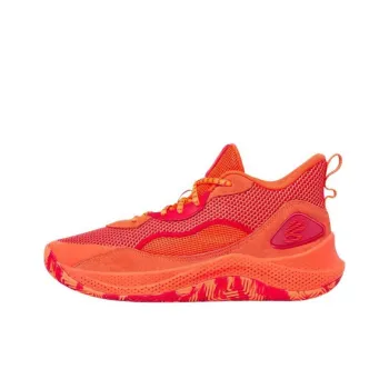 Under Armour Anti Slip Wear Resistant Low Top Basketball Shoes Unisex Red