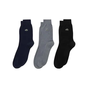 LACOSTE Mid-Calf Socks Men's 3 Pack