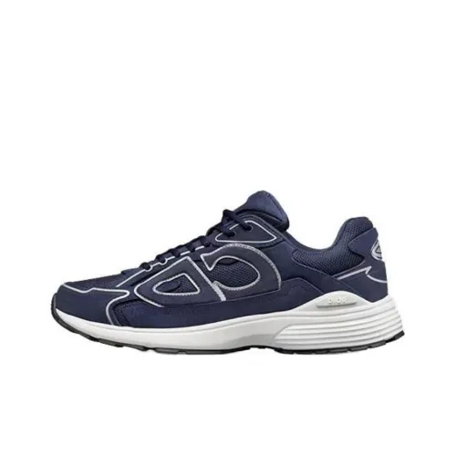 DIOR B30 Low Top Casual Shoes Men's Navy