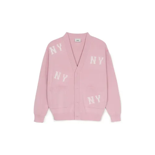MLB New York Yankees Old Flower Knitwear Unisex Hemp Pink