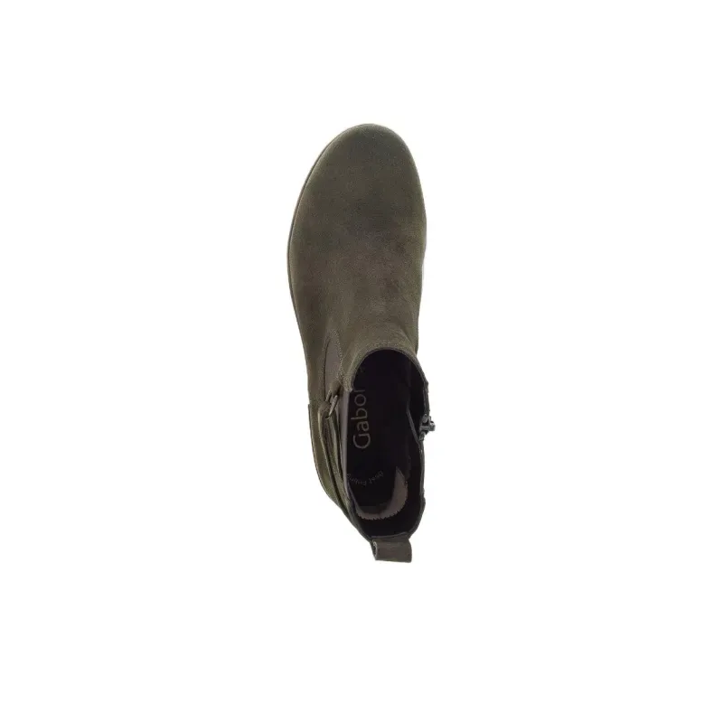 Gabor Fashion Ankle Boots 3cm Women's Green-3