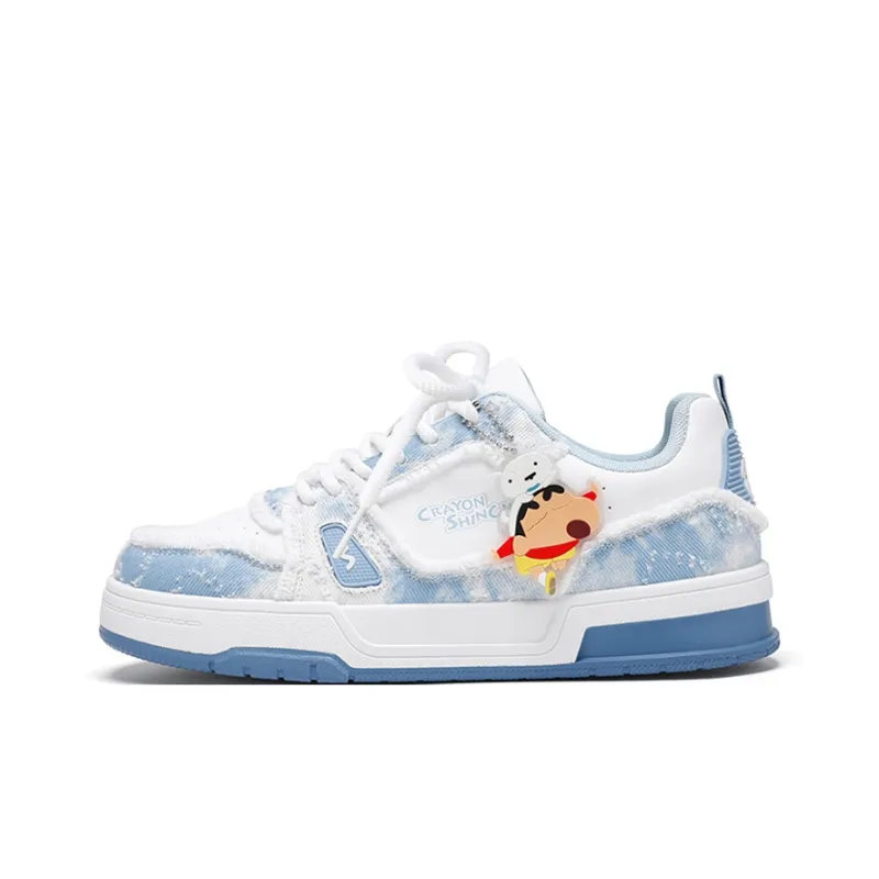 Crayon Shinchan Slip Resistant, Abrasion Resistant, Lightweight, Breathable Low Top Skateboard Shoes Unisex-1
