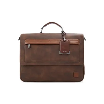 ALDO Artificial Leather Briefcases Large Size Men's Umber