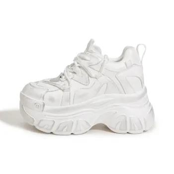 Milan Love Song Cushioned Wear Resistant Height Increasing Low Top Chunky Sneakers Women's