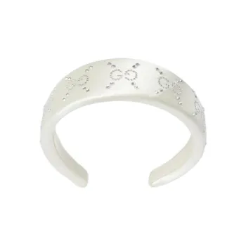 GUCCI Crystal Headbands Kids' White