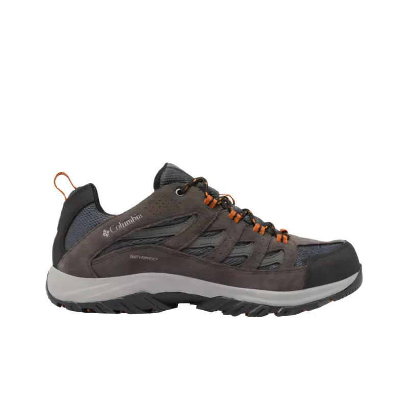 Columbia Crestwood Slip Resistant Low Top Hiking Shoes Men's Graphite Dark Color-1