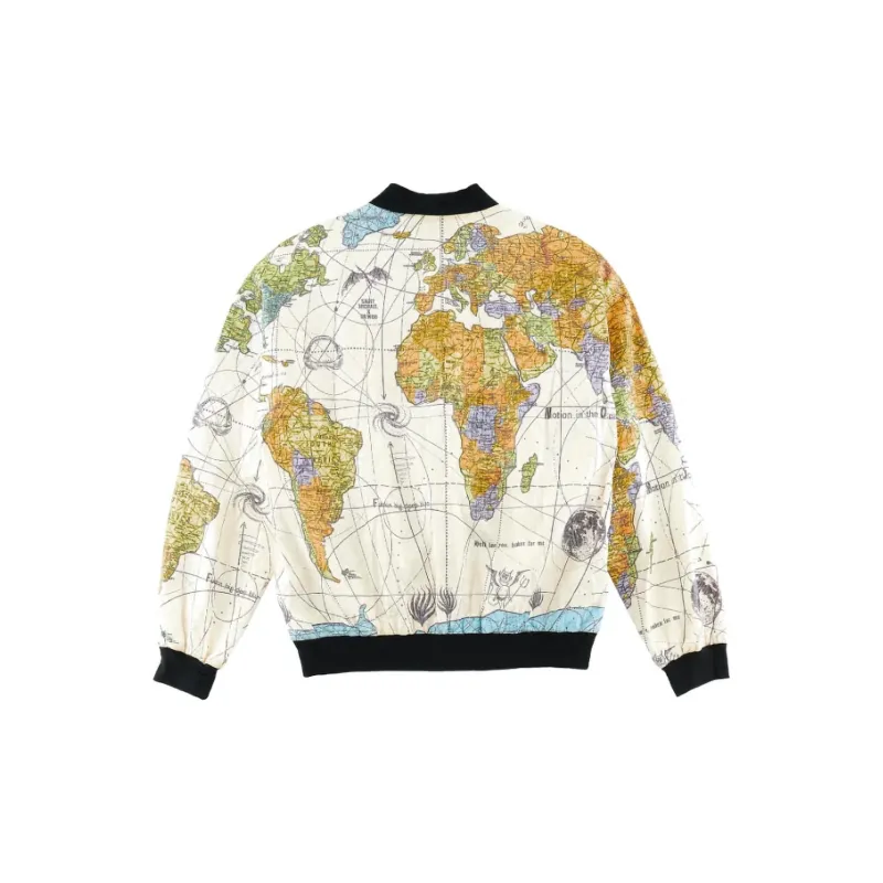 SAINT Mxxxxxx World Map Bomber Jacket-1