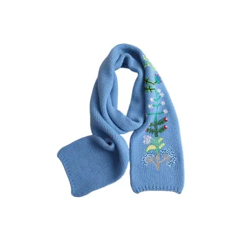 Lagur Merino Wool Knit Scarves Women's