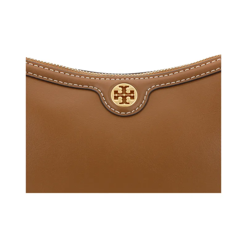 TORY BURCH Leather Portable Crossbody Bag Shoulder Bag Women's Caramel-4