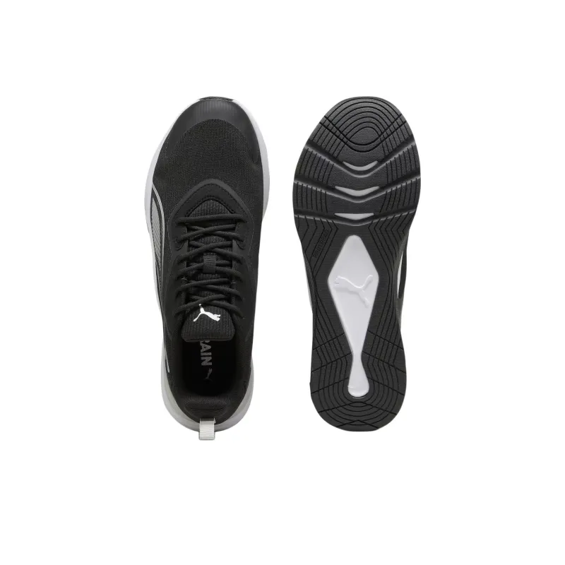 PUMA Infusion Anti-Slip Wear-Resistant Low-Top Training Shoes Men's Black White-3