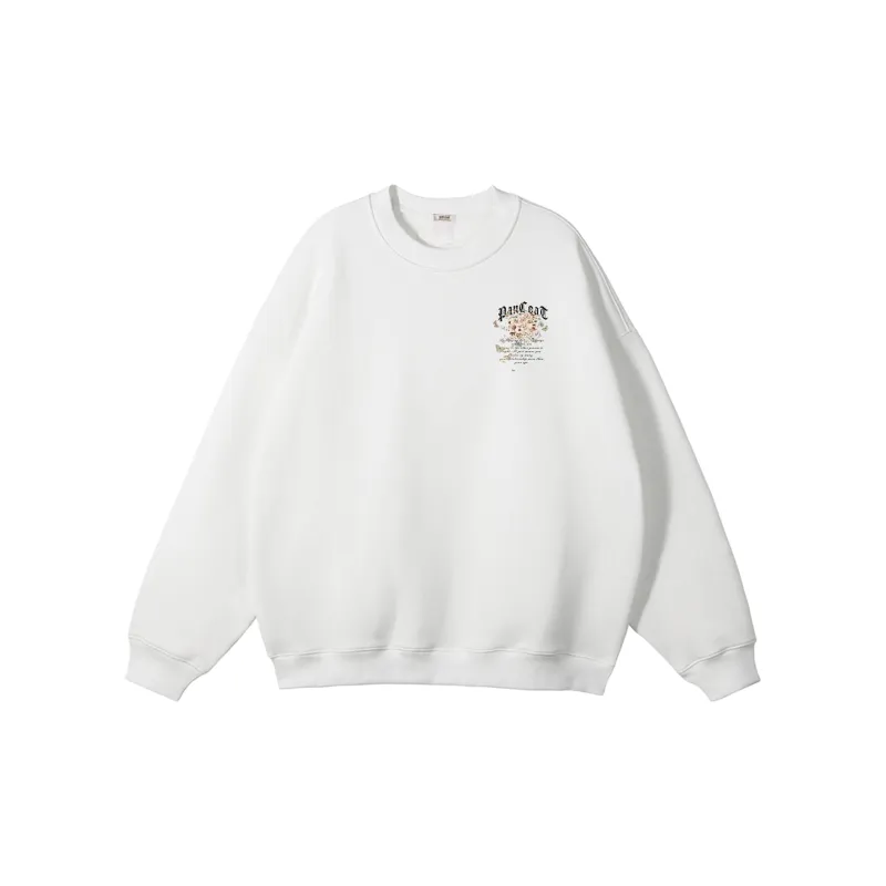Pancoat Sweatshirt Unisex White-1