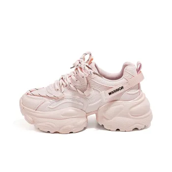 Warrior Low Top Chunky Sneakers Women's Pink