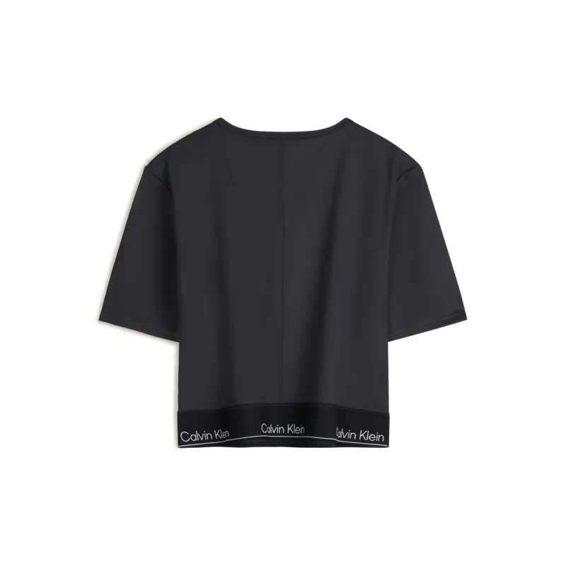 Calvin Klein Logo waistband Crop Top-6