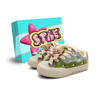 STAE Anti Slip Wear Resistant Low Top Skateboard Shoes Women's Box Included