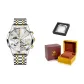 Steel Band White Dial[Box+Steel Bracelet]