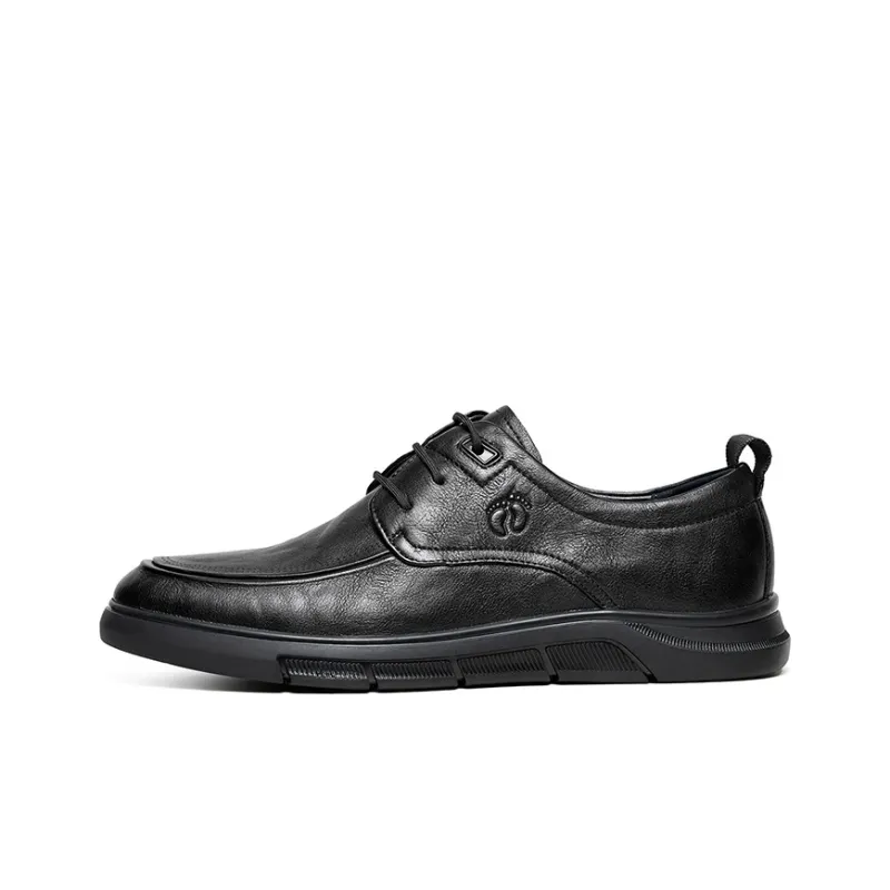 HANG TEN Men's Casual Shoes Men Low Top Black/Light Brown-1