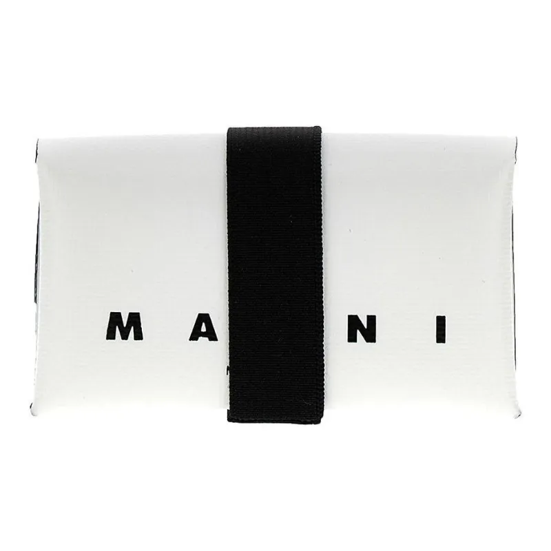 MARNI Logo Printed Tri-Fold Wallet-0