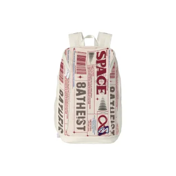 8atheist Polyester Backpack Basketball Backpack Unisex Beige