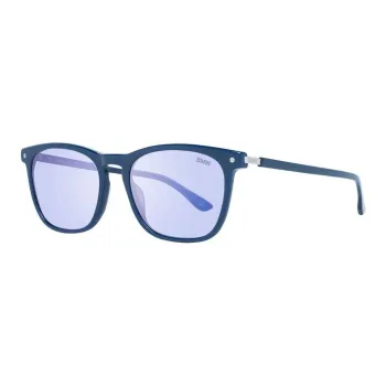 BMW Plastic Square Sunglasses Men's Blue