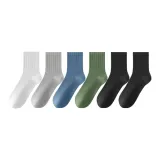 6 Pack Breathable Mesh (White+Light Gray+Green+Blue+2 Black)