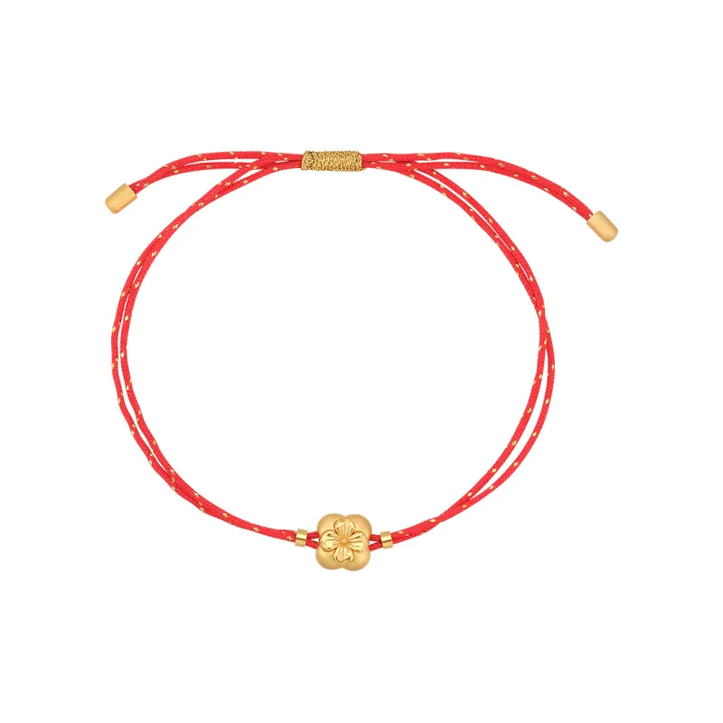 AJIDOU Little Fish Red String 925 Sterling Silver Bracelets Women's-2