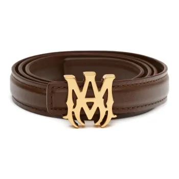 AMIRI Leather Leather Belts Unisex Brown Width  2CM