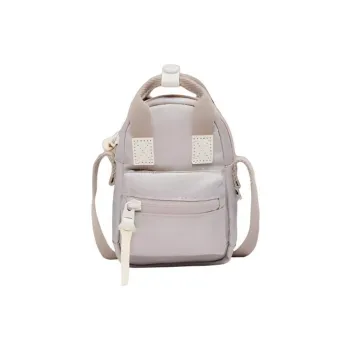 CANVAS REPUBLIC Polyester Cell Phone Pouch Crossbody Bags Mini Women's Grayish Salt