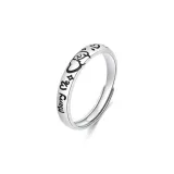 Puppies Snuggling Couple Rings (Men's)