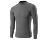 Mock Neck Unlined Clothing (Dark Gray) 100% cotton Antibacterial/Windproof Neck Protection