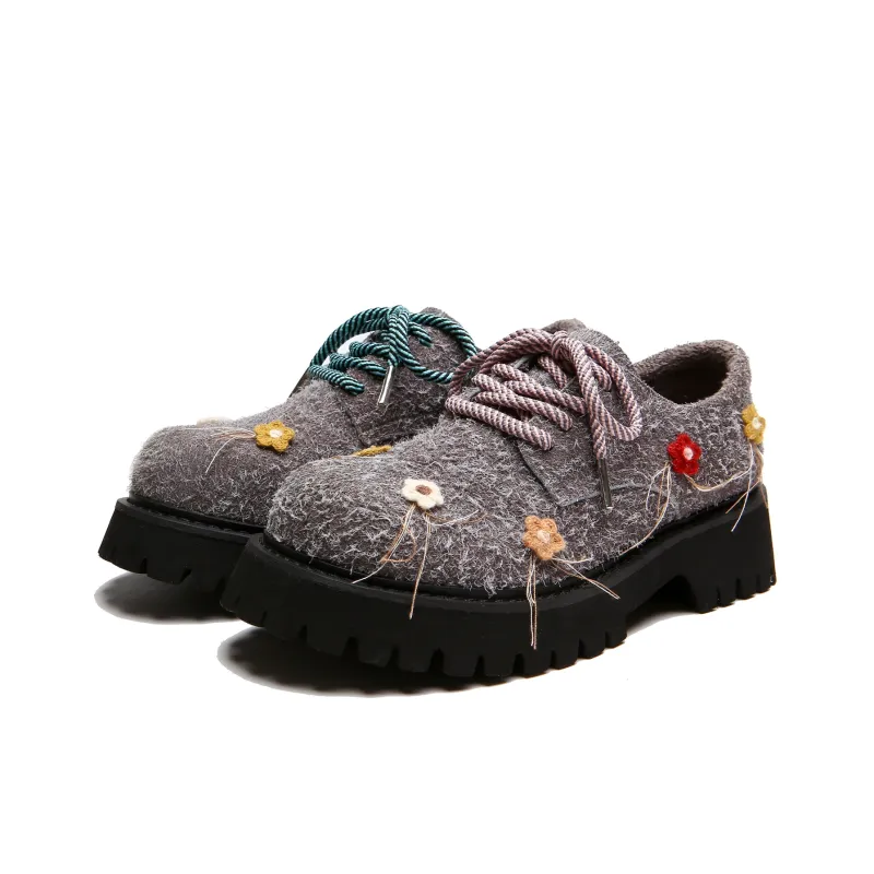 OICIRCLE Casual Single Shoes 5cm Women's Floral Island-1