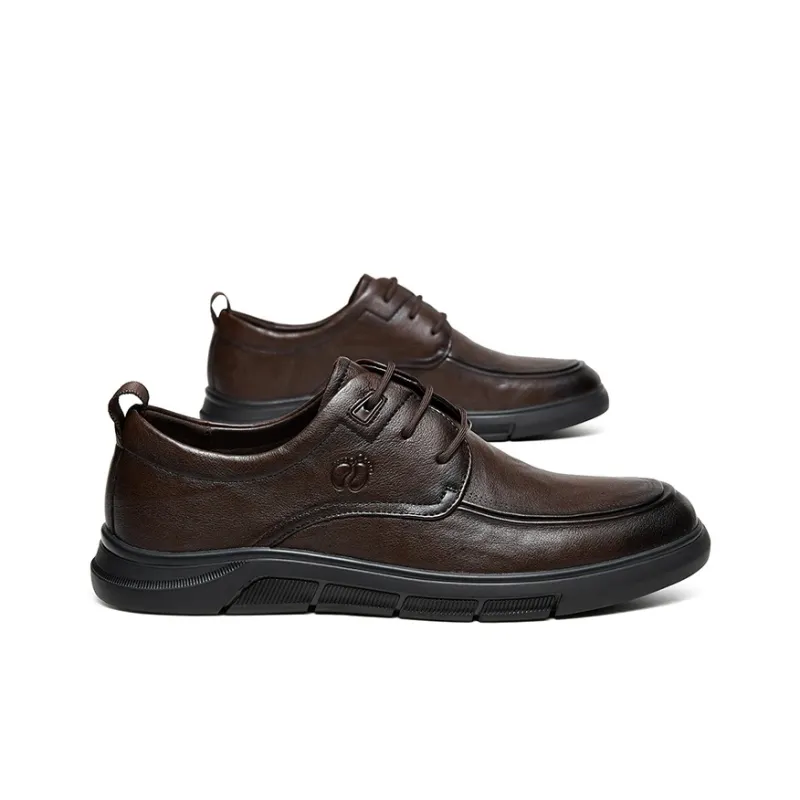 HANG TEN Men's Casual Shoes Men Low Top Black/Light Brown-8