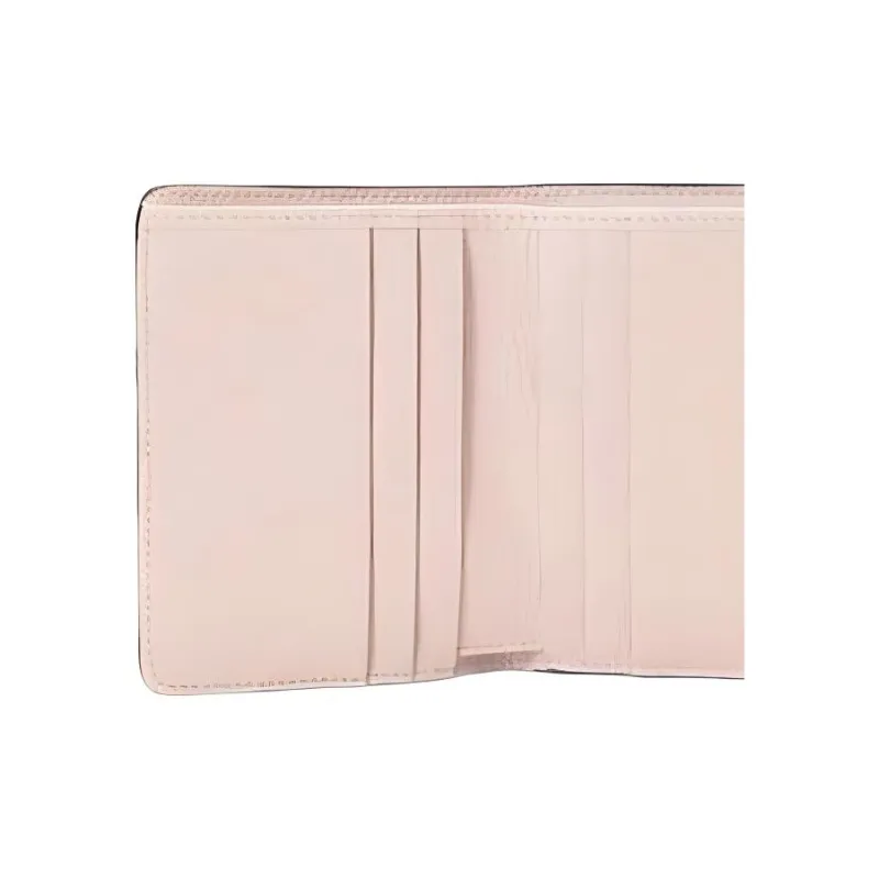 Chloe Grain Leather Wallet Trumpets Women's Pink-3
