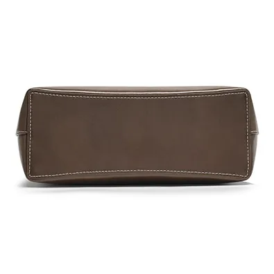 VALUNCICA EUROPHAM Synthetic Leather Kelly Bag Shoulder Bag Crossbody Bag Handbag Women's Brownie Brown-6